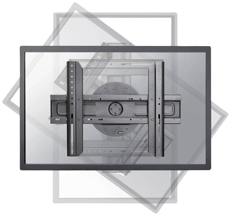 Neomounts LED-WR100BLACK Roteerbare TV Beugel TV stenski nosilec 94,0 cm (37") - 190,5 cm (75") vrtljivi