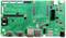 Raspberry Pi Compute Module 4 IO Board s priključki in čipi, primeren za tehnološke aplikacije in razvoj.