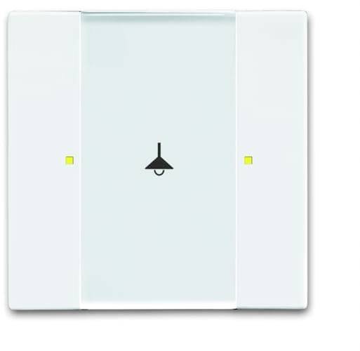 Busch-Jaeger 6125/02-84 2CKA006115A0196 označeno prometno bela, bela 1 kos Piece