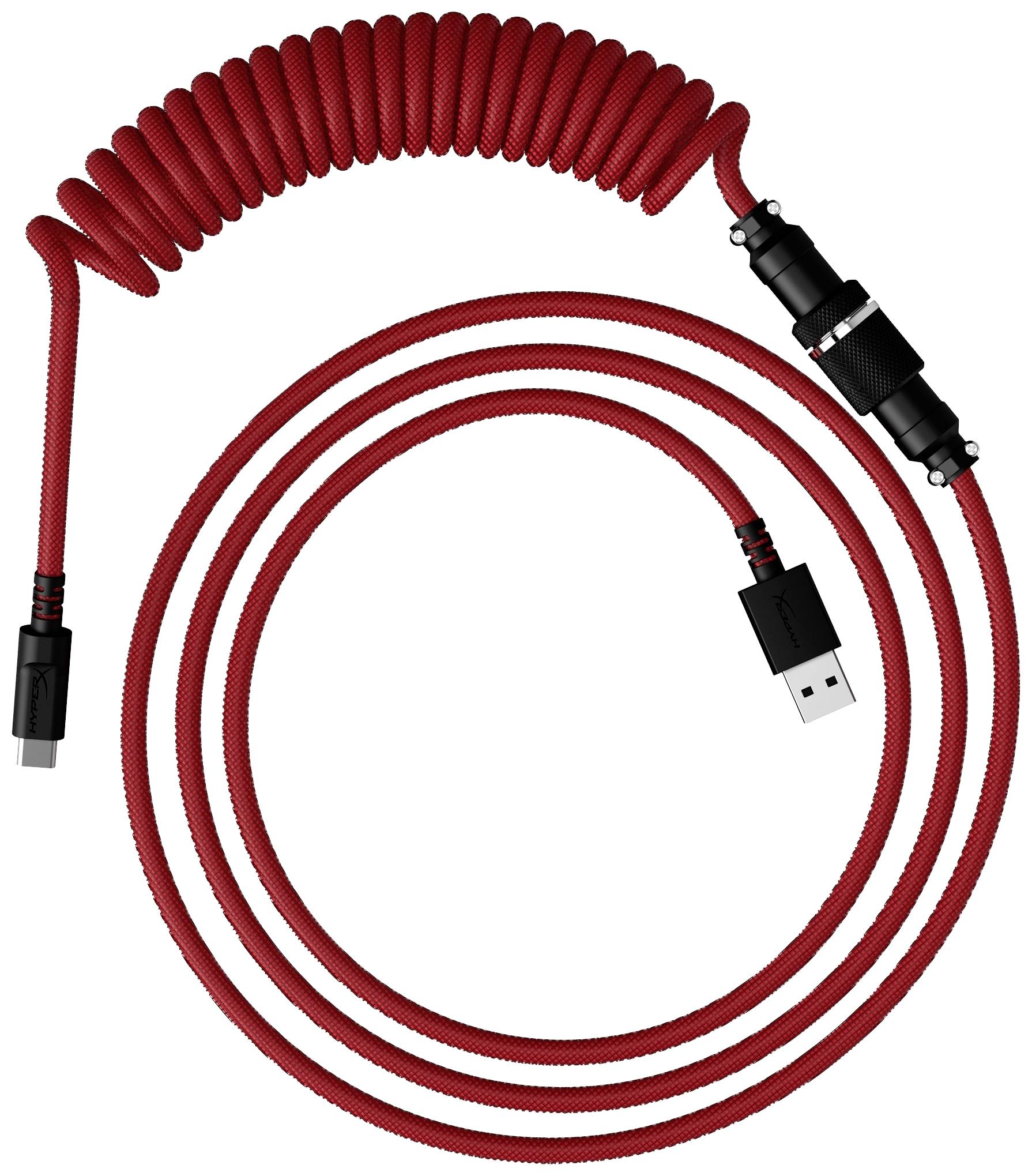 HyperX USB-C kabel USB-A vtič, USB-C® vtič rdeča, črna 6J677AA