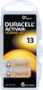 Duracell baterija za slušni aparat ZA 13 1.45 V 6 kos 290 mAh cink-zračni Activair 13