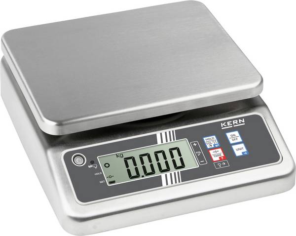Kern FOB 10K-3LM namizna tehtnica FOB 10K-3LM  Območje tehtanja 15 kg Berljivosti 5 g preko vtičnega napajalnika večbarvna