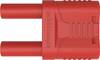 Schützinger SKURZ 6100 / 19-4 IG 2MB Ni / RT varnostni kratkostični vtič rdeča 1 kos