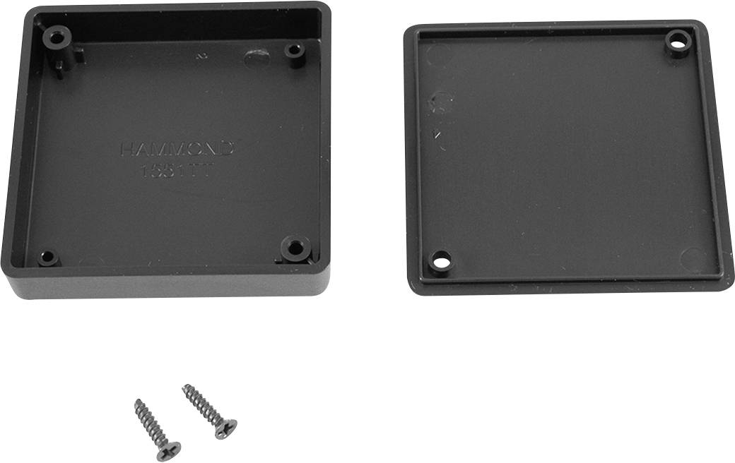 Hammond Electronics 1551TTBK univerzalno ohišje 60 x 60 x 15 ABS črna 1 kos