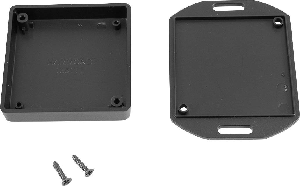 Hammond Electronics 1551TTFLBK univerzalno ohišje 60 x 60 x 15 ABS črna 1 kos