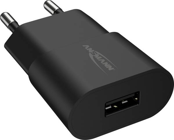 Ansmann HomeCharger HC105 USB napajalnik 5 W 1x USB-A  črna v notranjosti
