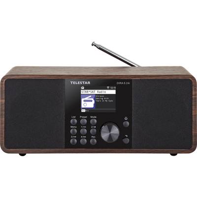 Telestar DIRA S 24i spletni namizni radio Internet (1011), DAB+ (1012), UKW (1014) AUX, Bluetooth, DLNA, USB, WLAN, inte-0