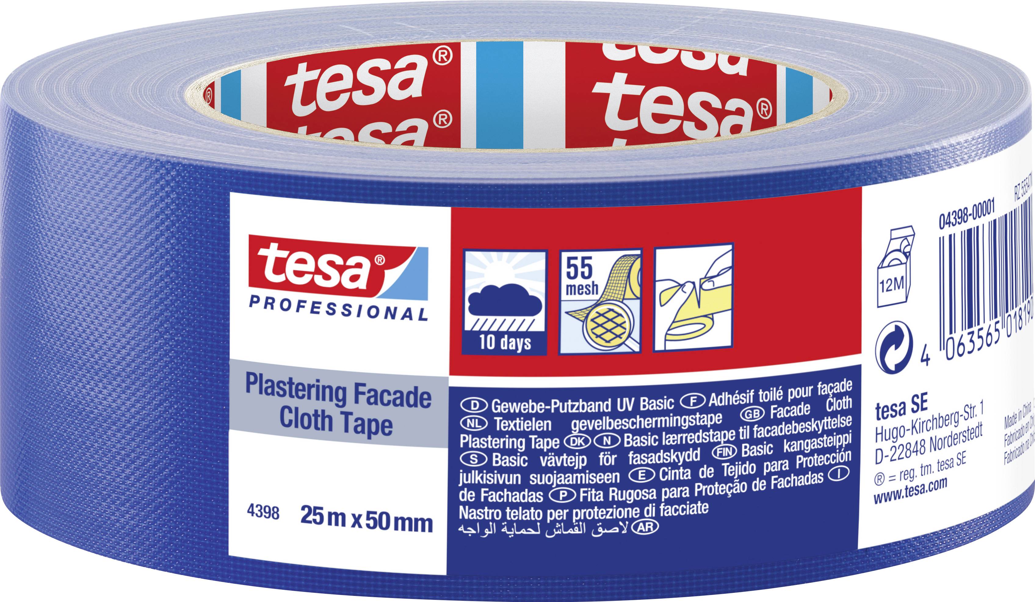 tesa 04398-00001-00 zaščitni trak tesa® Professional modra (D x Š) 25 m x 50 mm 1 kos