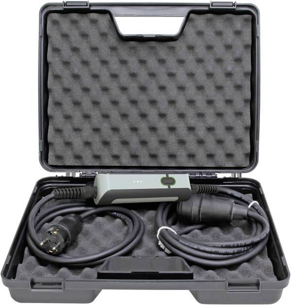 Kopp 148603017 vmesno stikalo PRCD-S 230 V črna IP55