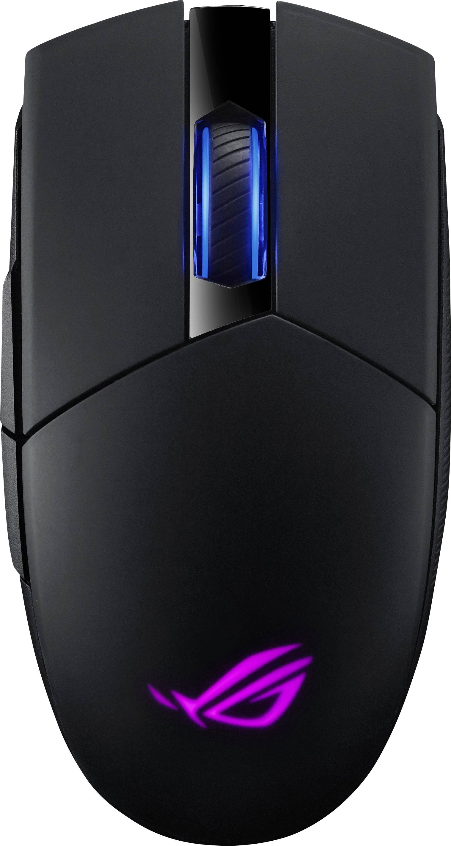 Asus ROG Strix Impact II Wireless igralna miška brezžično optični črna 5 Tipke 16000 dpi osvetljen