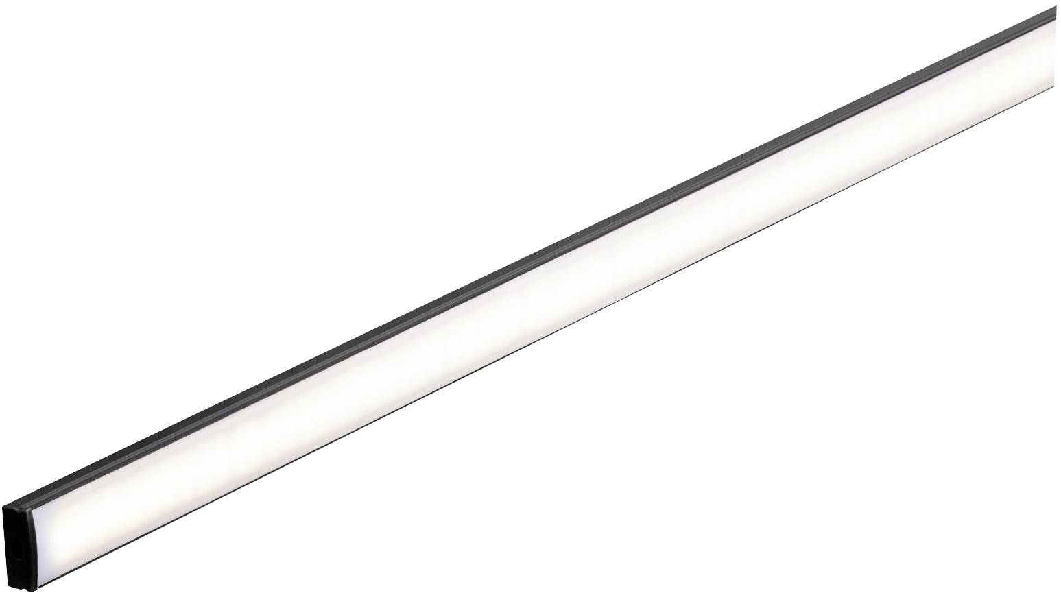 Dolga, vitka LED-svetilka za razsvetljavo z enakomerno porazdelitvijo svetlobe. Idealna za sodobne notranje prostore.