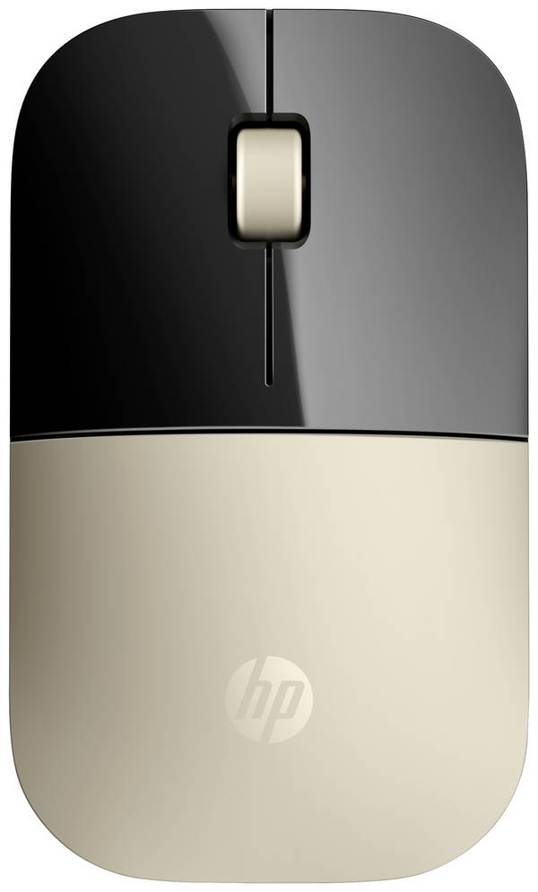 HP Z3700  miška brezžično   optični črna, zlata 3 Tipke 1200 dpi