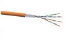 VOKA Kabelwerk 17020350-100 omrežni kabel CAT 7 S/FTP 4 x 2 x 0.259 mm² + 0 2 x 0.259 mm² oranžna 100 m
