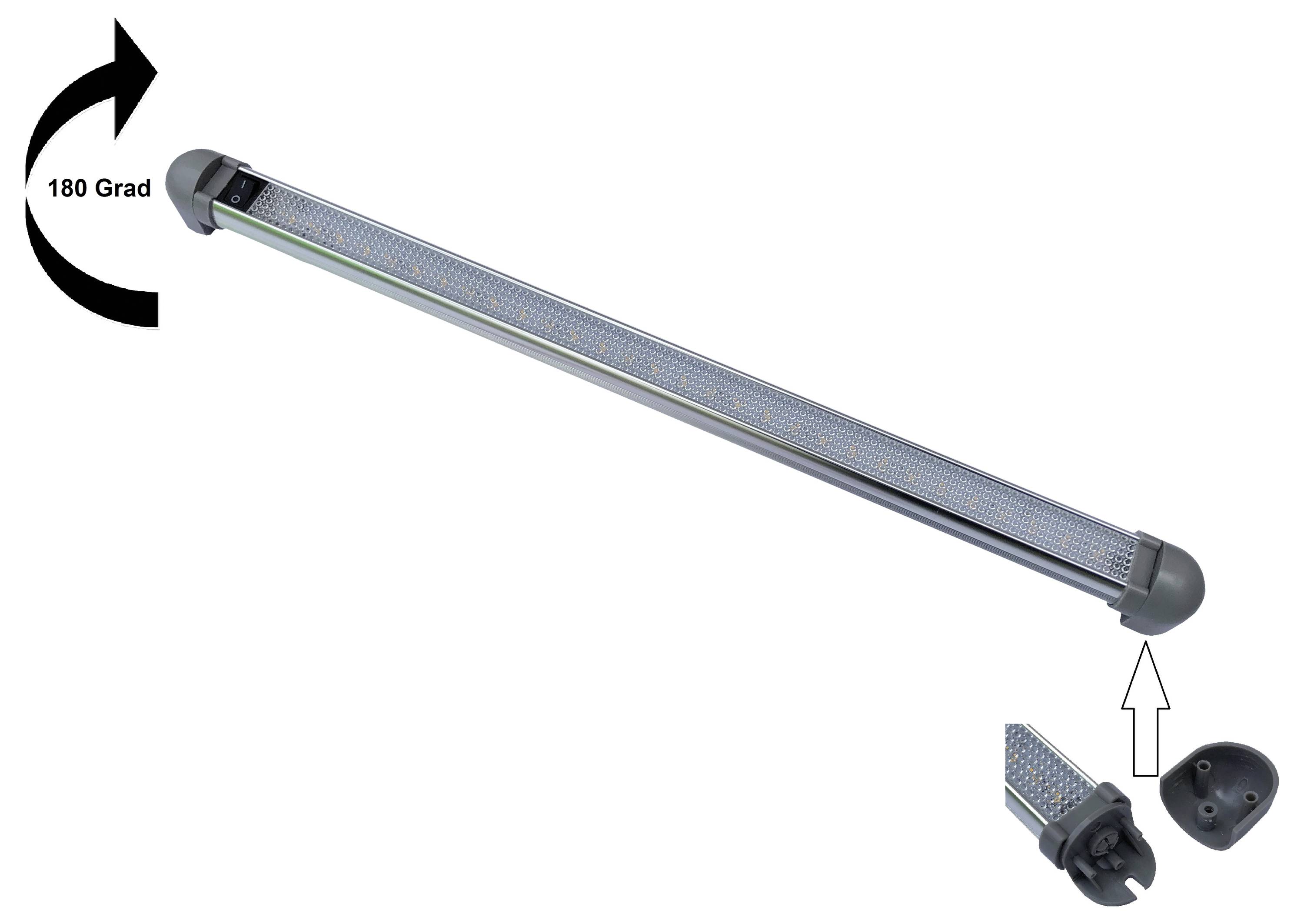 IWH LED notranja osvetlitev 19301 LED 12 V (D x Š x V) 340 x 33 x 35 mm obračanje-4
