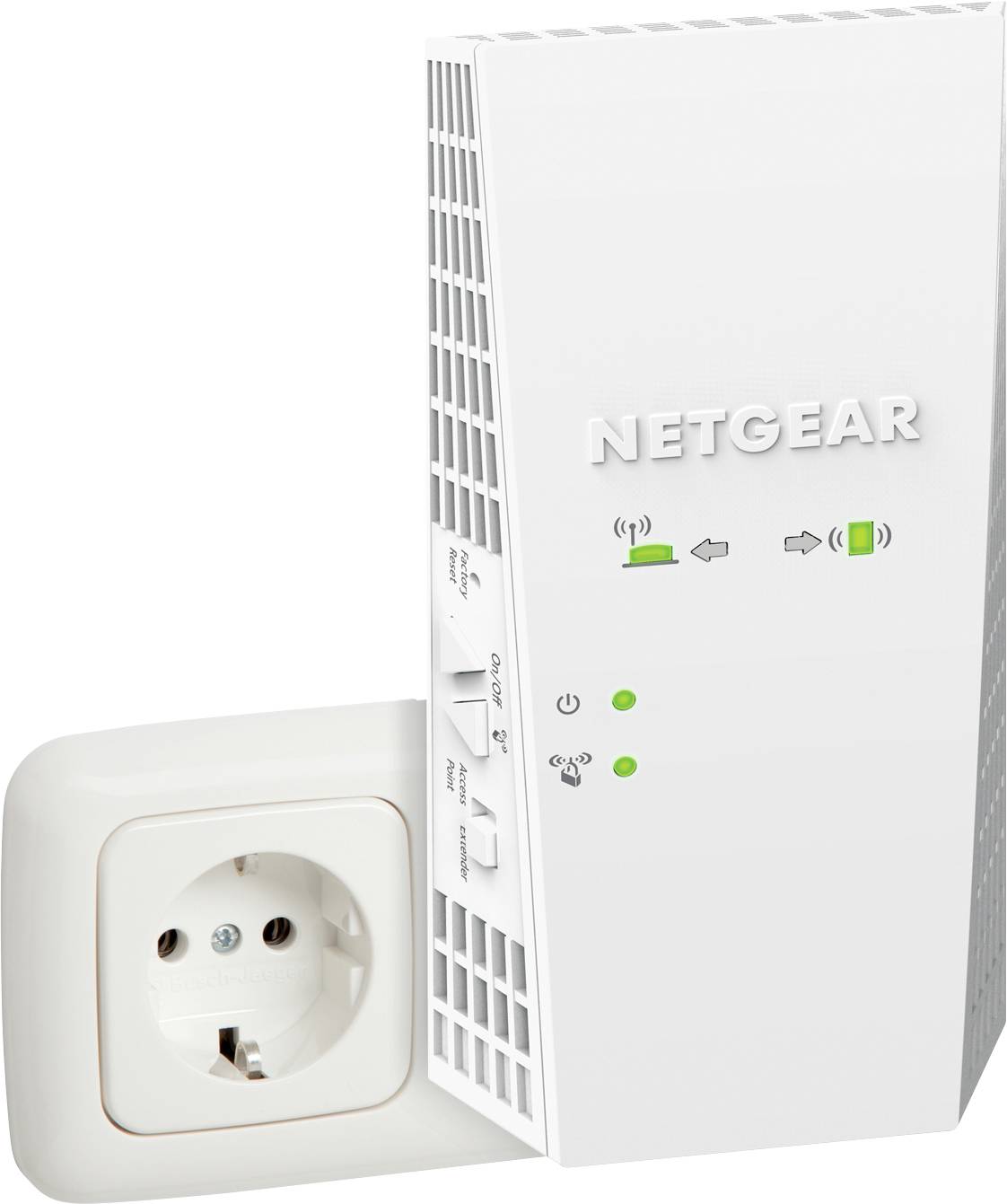 NETGEAR EX6250-100PES mesh-dodatna satelit 1.75 GBit/s 2.4 GHz, 5 GHz