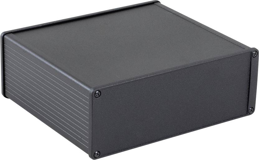 Hammond Electronics 1457U1601EBK univerzalno ohišje 160 x 165 x 55 aluminij črna 1 kos