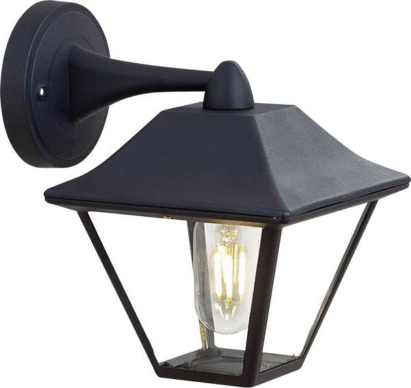VTEC VT-843 8686 LED zunanja stenska svetilka   E27  mat črna