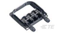 Parkirna zavora kolesa s črnim vzvodom in zobniškim mehanizmom za zaklepanje.
