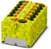 Phoenix Contact 1153438 razdelilni blok 46.3 mm z natezno vzmetjo zeleno-rumena 8 kos