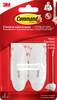 3M Command ™ Medium Wire Hook (D x Š x V) 29 x 29 x 79 mm bela, kovinska Vsebina: 2 kos