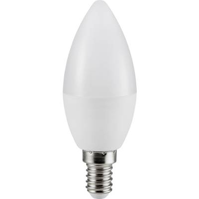 LED-žarnica v obliki sveče z grlom E14. Primerna za dekorativno razsvetljavo in energetsko učinkovita.