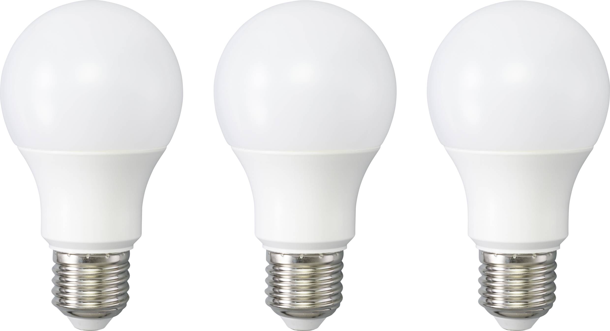 Sygonix SY-4892454 LED EEK F (A - G) E27 8.6 W = 60 W toplo bela (Ø x V) 60 mm x 109 mm 3 kos