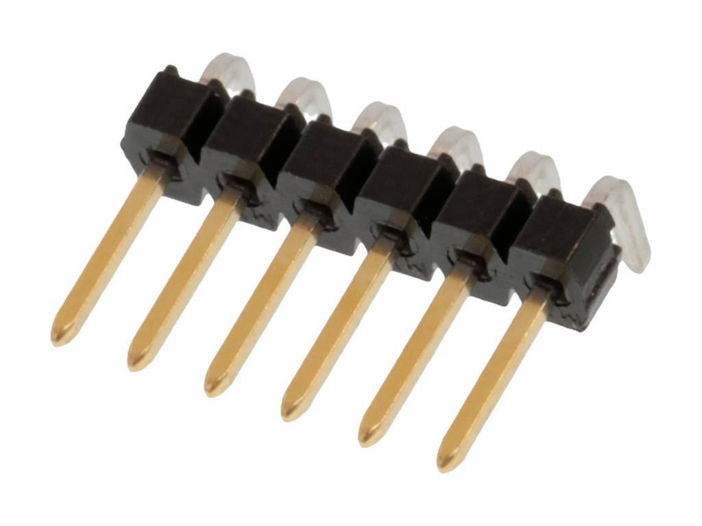Molex standardna letev z moškimi kontrakti Število vrst: 1 Število pozicij na vrsto: 6 901210766 1 kos Tray