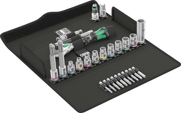 Wera 8100 SB 2 Zyklop Speed-Knarrensatz komplet nastavkov za nasadni ključ  3/8" 27-delni  05004175001