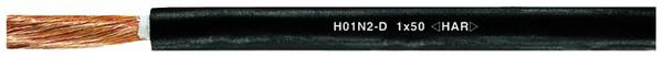 HELU 31036-500 varilni kabel H01N2-E 1 x 50 mm² črna 500 m