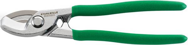 Stahlwille 6630 5 220 KABELSCHERE VERCHROMT 220 MM 66305220 škarje za kable Primerno za (snemanje izolacije) alu, bakren in več žilni kabel 70 mm²
