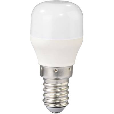 Bela LED žarnica na beli podlagi.
