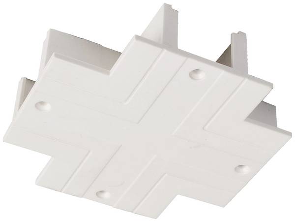 Deko Light 710092 D Line Abdeckblende X-Verbinder komponenta visokonapetostnega tračnega sistema  tokovna tirnica  3-fazni bela