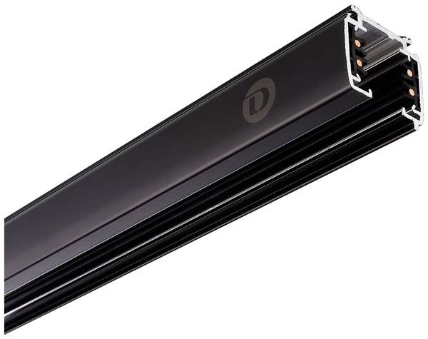 Deko Light 710008 D Line Aufbaustromschiene 3m komponenta visokonapetostnega tračnega sistema  tokovna tirnica  3-fazni črna