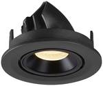 SLV NUMINOS GIMBLE S 1005888 LED vgradna svetilka črna toplo bela možnost stropne montaže, vrtenje, vrtljiva