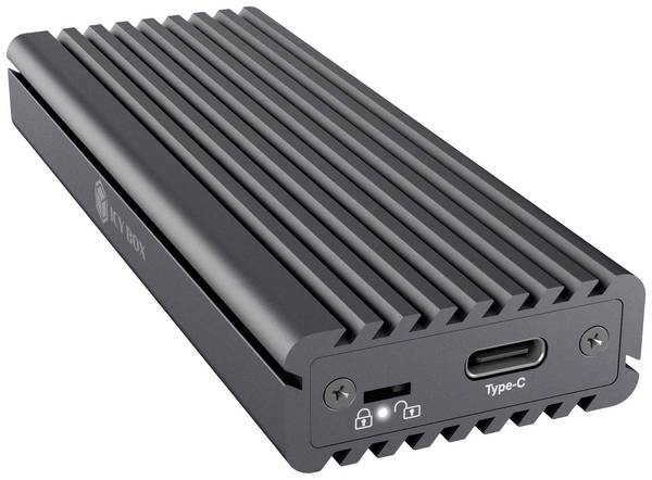 ICY BOX IB-1817MC-C31, Type-C® USB 3.1 (Gen 2) zu PCIe NVMe & SATA M.2 2230-42-60-80 SSD M.2 SSD ohišje USB-C® (USB 3.1 gen. 2) 10 GBit/s M.2 PCIe NVMe, M.2 SATA 2230, 2242, 2260, 2280 60913