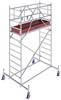 Krause 771025 FahrGerüst aluminij na kolesih mobilni Delovna višina (maks.): 4.40 m srebrna 105.5 kg