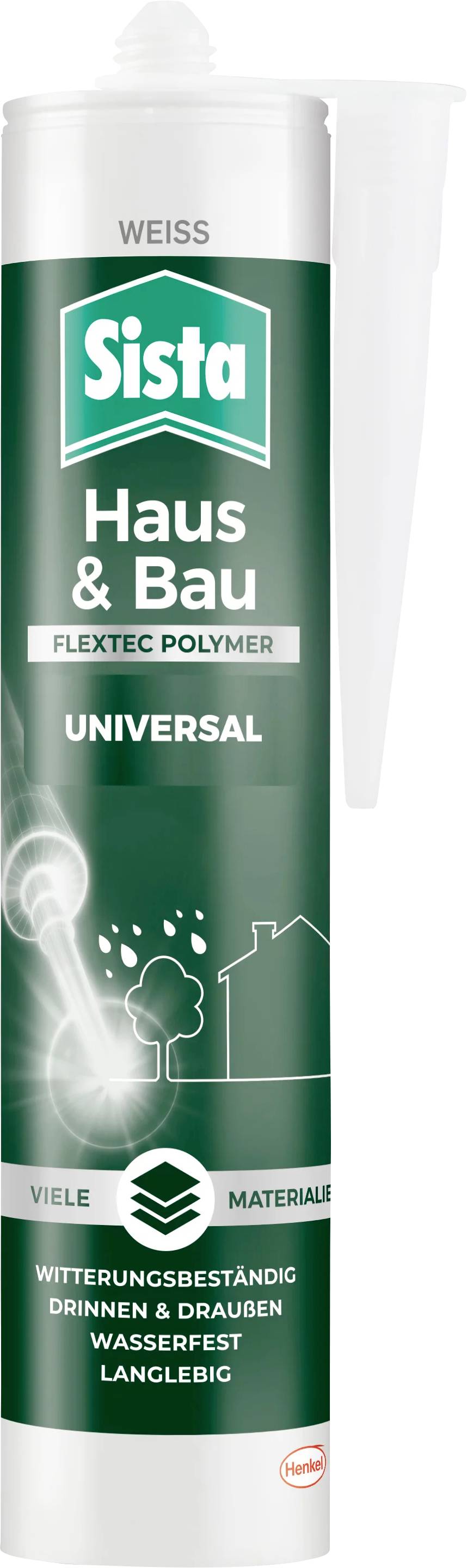 Sista Haus & Bau tesnilna masa Barva proizvajalca bela SHURW 280 ml