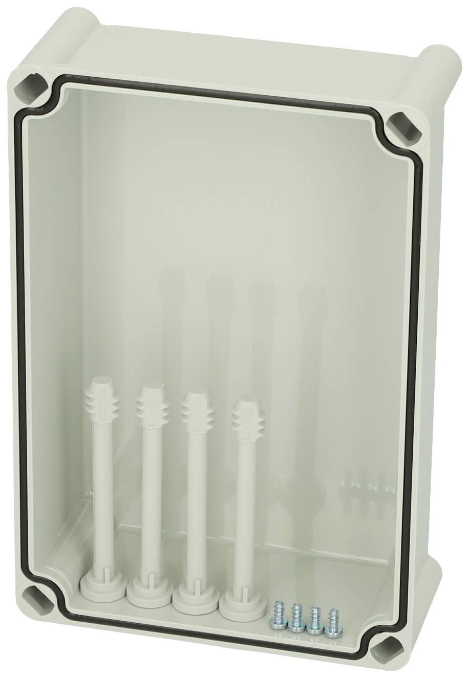 Fibox Cover, PC Grey 3730556 univerzalno ohišje 280 x 190 x 80 polikarbonat sivo-bela (RAL 7035) 1 kos