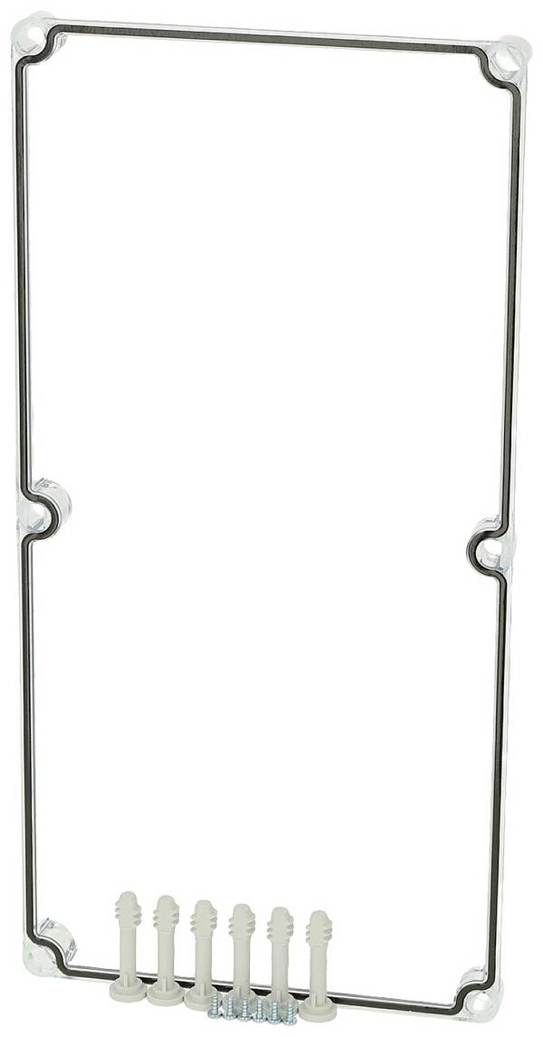 Fibox Cover, PC Transparent 3720144 univerzalno ohišje 560 x 280 x 30  polikarbonat  sivo-bela (RAL 7035) 1 kos