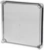 Fibox Cover, PC Transparent 3720096 univerzalno ohišje 280 x 280 x 30 polikarbonat sivo-bela (RAL 7035) 1 kos