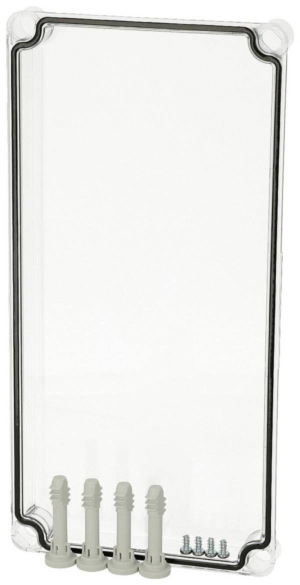 Fibox Cover, PC Transparent 3720145 univerzalno ohišje 380 x 190 x 30  polikarbonat  sivo-bela (RAL 7035) 1 kos