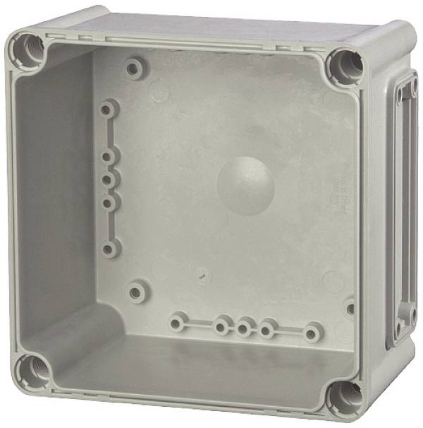 Fibox Base, PC Openings, 1x size 1 flange 3530543 spodnji del ohišja 190 x 190 x 100  polikarbonat  sivo-bela (RAL 7035) 1 kos