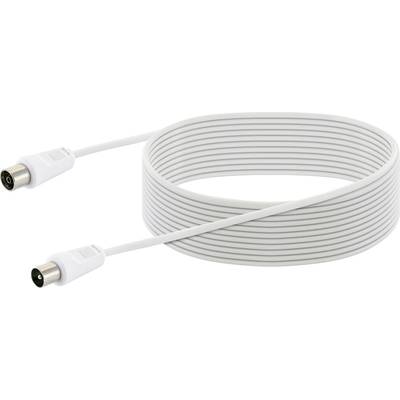 Schwaiger antene, SAT priključni kabel [1x IEC vtič - 1x IEC vtičnica] 10 m   bela