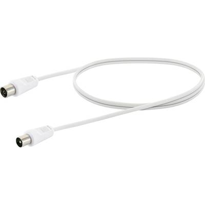 Schwaiger antene, SAT priključni kabel [1x IEC vtič - 1x IEC vtičnica] 1.5 m   bela