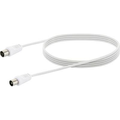 Schwaiger antene, SAT priključni kabel [1x IEC vtič - 1x IEC vtičnica] 3.0 m   bela