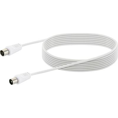 Schwaiger antene, SAT priključni kabel [1x IEC vtič - 1x IEC vtičnica] 5.0 m   bela