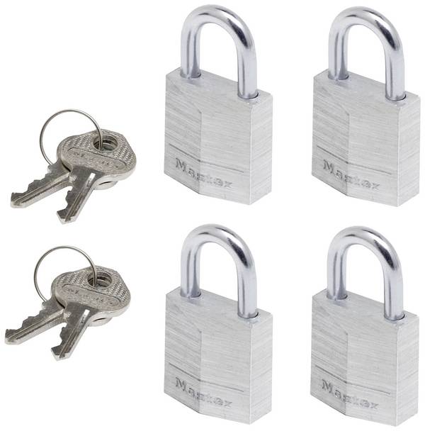Master Lock P55992 ključavnica obešanka 20 mm enako zapiranje   srebrna zaklepanje s ključem