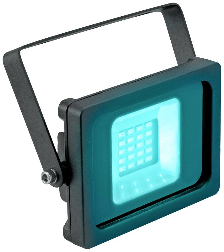Eurolite LED IP FL-10 SMD türkis 51914911 LED zunanji reflektor 10 W Barva svetlobe (svetilke): črna luč (UV)