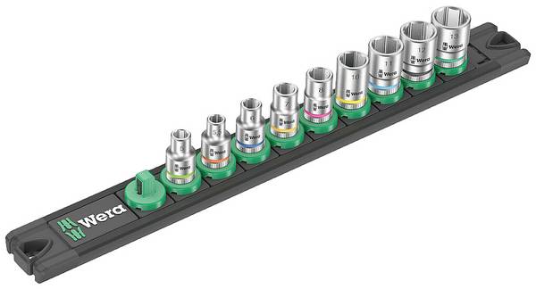Wera A 4 Zyklop nasadni ključi v kompletu colski 1/4" 9-delni  05005400001