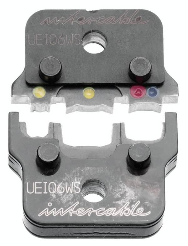 Intercable UEIQ6WS 181374 nastavek za stiskanje izolirani udarni spojnik Primerno za klešče konektor 0.14 do 6 mm²